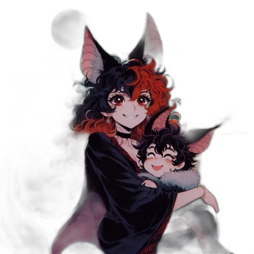mask, staff, creature, animal, anime, pixel art, watercolor, fantasy art transparent PNG cut-out