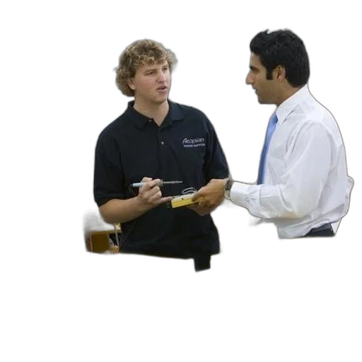 staff, jewelry, two, men transparent PNG cut-out