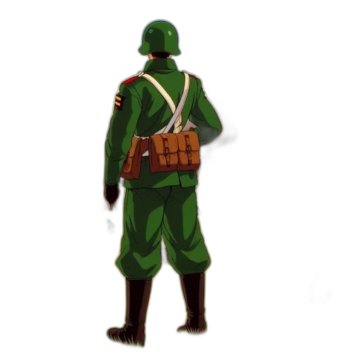 jacket, weapon, staff, robot, concept art, pixel art, 3d render, fantasy art transparent PNG cut-out