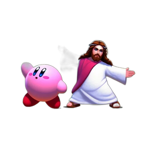 weapon, concept art, vaporwave, pixel art, 3d render, two, characters, stand transparent PNG cut-out