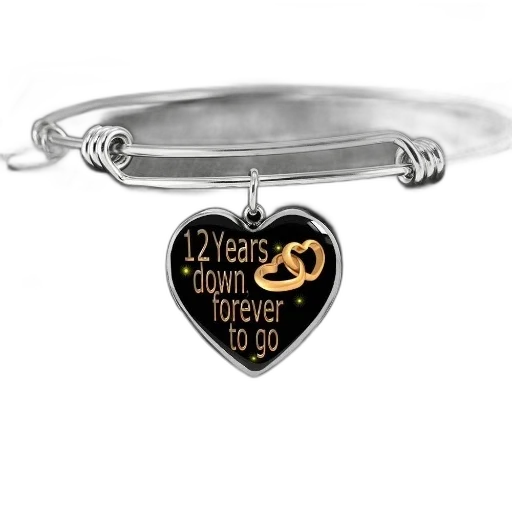 jewelry, silver, heart-shaped, pendant, bangle, message, years, down transparent PNG cut-out