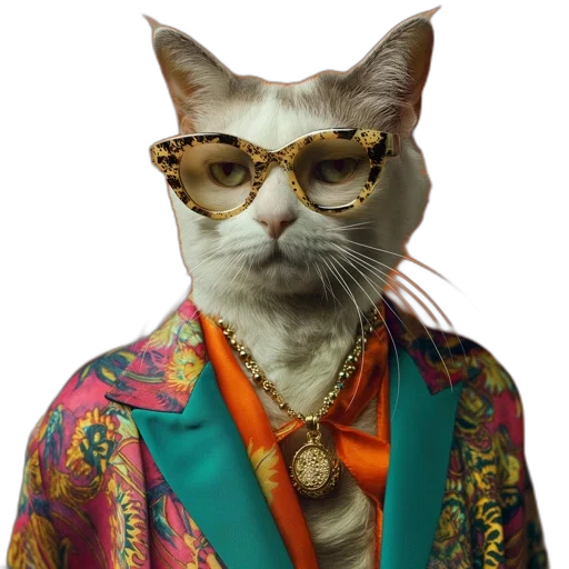 staff, animal, jacket, jewelry transparent PNG cut-out