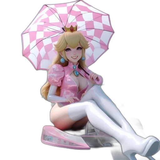 umbrella, weapon, vaporwave, 3d render, concept art, anime, pastel, animated transparent PNG cut-out