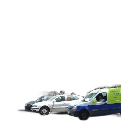 car, staff, 3d render, green, blue, van, word, telefonos transparent PNG cut-out