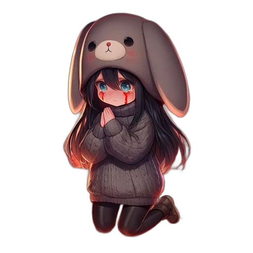 mask, creature, animal, face, anime, pixel art, watercolor, concept art transparent PNG cut-out