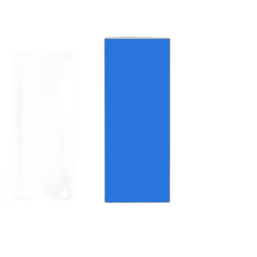 hat, pixel art, blue, monochrome transparent PNG cut-out