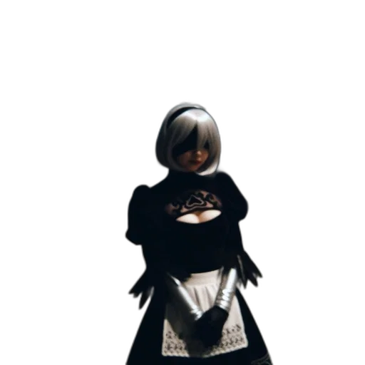 dress, staff, mask, jacket, 3d render, concept art, pixel art, fantasy art transparent PNG cut-out