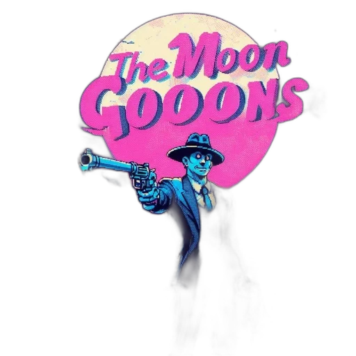 concept art, vaporwave, comic book art, cartoon, image, portrays, neon-lit, urban transparent PNG cut-out
