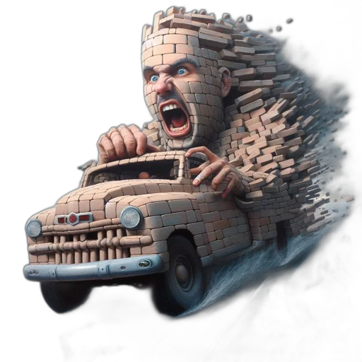 car, creature, face, weapon, concept art, fantasy art, 3d render, photorealistic transparent PNG cut-out