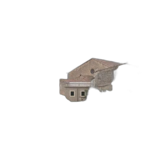 building, furniture, jewelry, 3d render, picturesque, village, nestled, foot transparent PNG cut-out