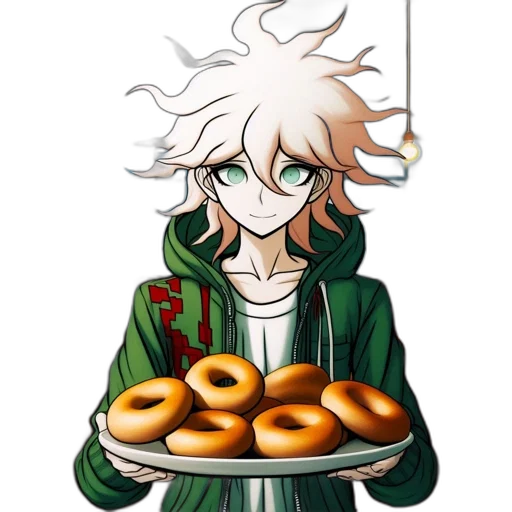 food, weapon, pixel art, concept art, vaporwave, anime, animated, character transparent PNG cut-out