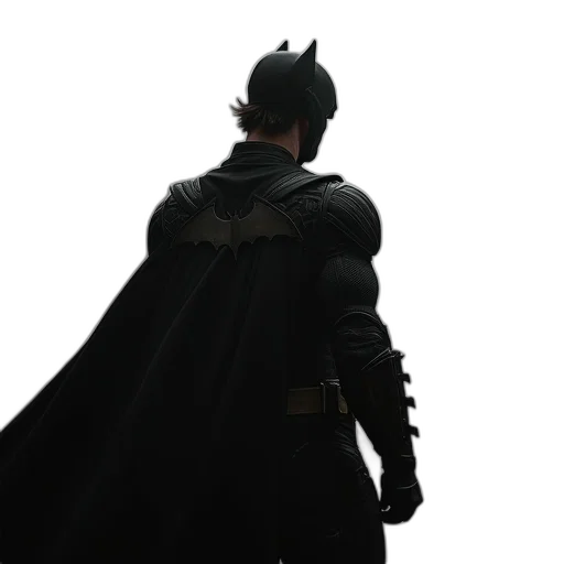 jacket, mask, staff, weapon transparent PNG cut-out