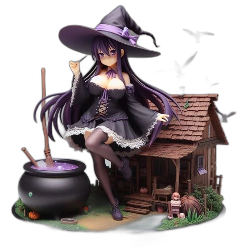 hat, furniture, staff, dress, fantasy art, concept art, pixel art, 3d render transparent PNG cut-out