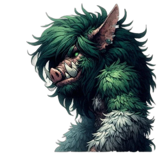 creature, dragon, mask, animal, concept art, fantasy art, pixel art, watercolor transparent PNG cut-out