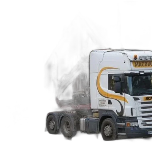 robot, weapon, concept art, photorealistic, 3d render, large, white, truck transparent PNG cut-out