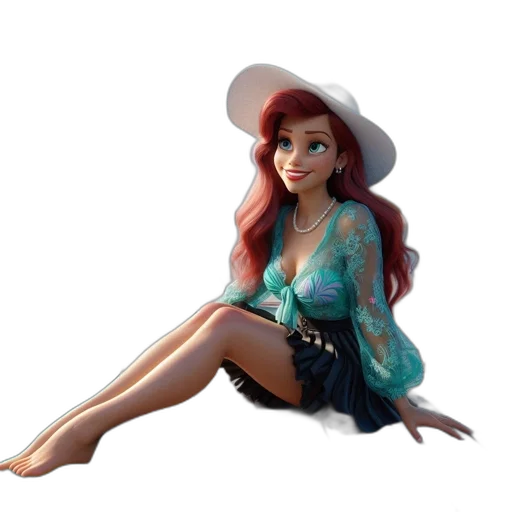 dress, 3d render, concept art, cartoon, fantasy art, animated, female, figure transparent PNG cut-out