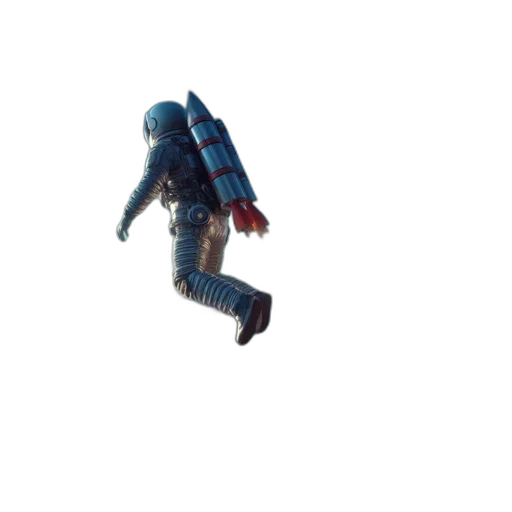 robot, creature, jacket, weapon, 3d render, concept art, pixel art, vaporwave transparent PNG cut-out