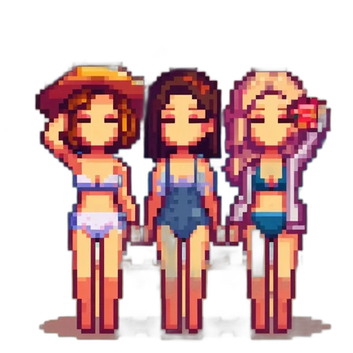 pixel art, vaporwave, concept art, fantasy art, pastel, colorful, neon, golden transparent PNG cut-out