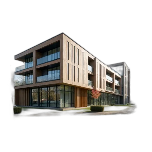 building, 3d render, photorealistic, regus, office, park, cambridge transparent PNG cut-out