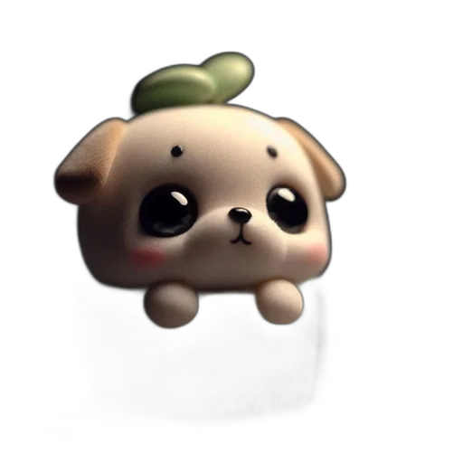 animal, staff, creature, hat, 3d render, concept art, pixel art, photorealistic transparent PNG cut-out