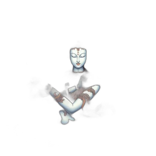 robot, jewelry, mask, creature, concept art, pixel art, 3d render, vaporwave transparent PNG cut-out