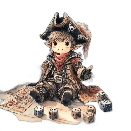 staff, hat, weapon, jacket, concept art, fantasy art, watercolor, pixel art transparent PNG cut-out