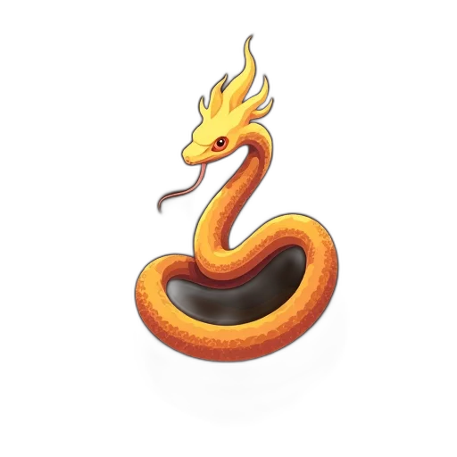dragon, staff, animal, jewelry, concept art, fantasy art, pixel art, 3d render transparent PNG cut-out