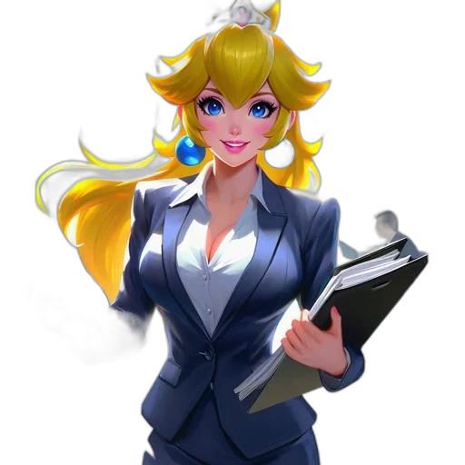 staff, dress, concept art, 3d render, anime, cartoon, animated, woman transparent PNG cut-out