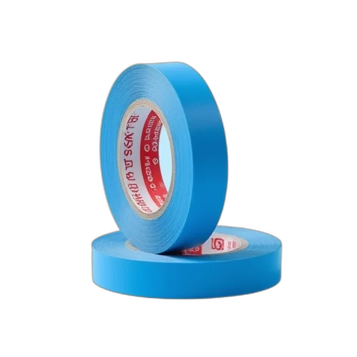 3d render, blue, single, roll transparent PNG cut-out