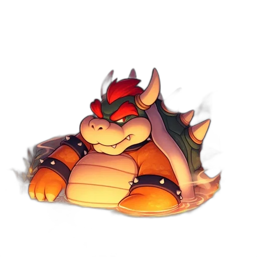 dragon, crown, creature, staff, pixel art, concept art, 3d render, fantasy art transparent PNG cut-out