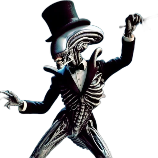robot, creature, hat, mask, concept art, pixel art, cartoon, comic book art transparent PNG cut-out