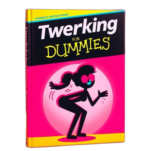 mock, book, cover, titled, twerking, dummies, features, pink transparent PNG cut-out