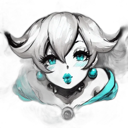 mask, face, staff, creature, anime, concept art, fantasy art, watercolor transparent PNG cut-out