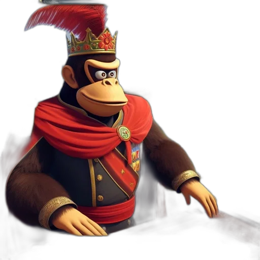 staff, animal, hat, crown, concept art, 3d render, fantasy art, pixel art transparent PNG cut-out
