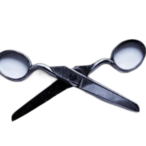 staff, weapon, hair, jewelry, 3d render, pair, old-fashioned, scissors transparent PNG cut-out