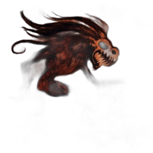 dragon, creature, hair, animal, concept art, fantasy art, photorealistic, 3d render transparent PNG cut-out