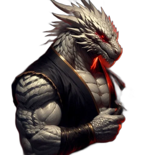 dragon, creature, animal, staff, concept art, fantasy art, pixel art, 3d render transparent PNG cut-out