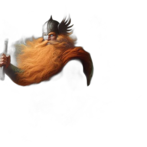 dragon, creature, hair, hat, concept art, fantasy art, 3d render, photorealistic transparent PNG cut-out