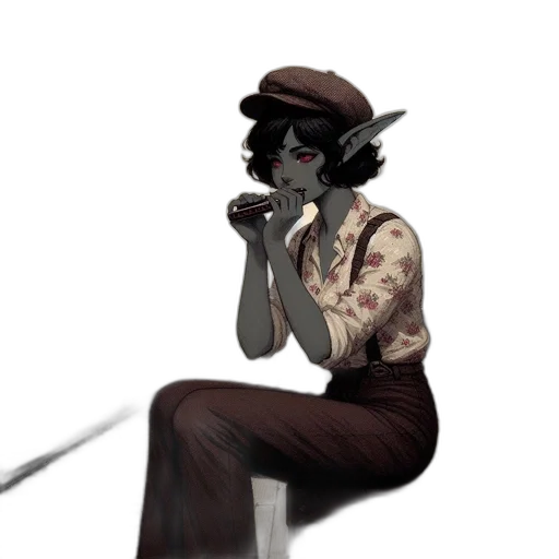 staff, hat, robot, mask, concept art, fantasy art, 3d render, photorealistic transparent PNG cut-out