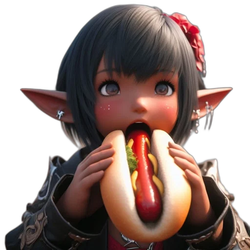 food, weapon, animal, creature, 3d render, concept art, photorealistic, anime transparent PNG cut-out