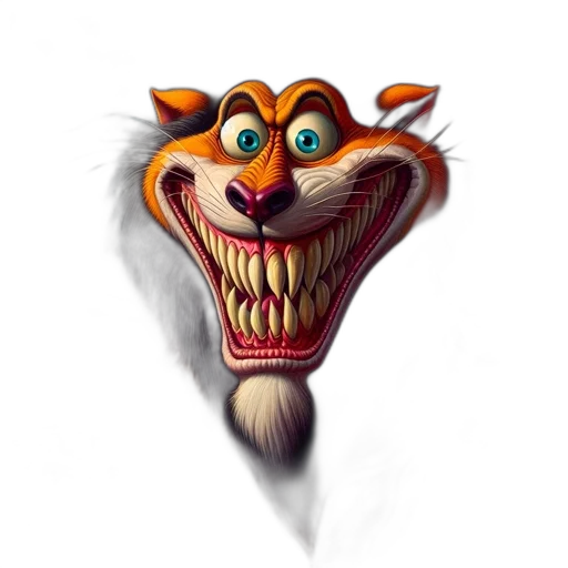 creature, animal, mask, face, concept art, 3d render, photorealistic, fantasy art transparent PNG cut-out