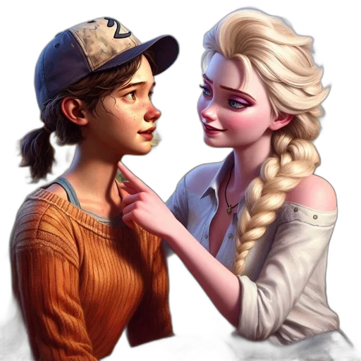 hat, fantasy art, concept art, photorealistic, comic book art, snow, forest, fire transparent PNG cut-out