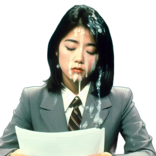 staff, face, mask, jacket, photorealistic, vaporwave, 3d render, underwater transparent PNG cut-out