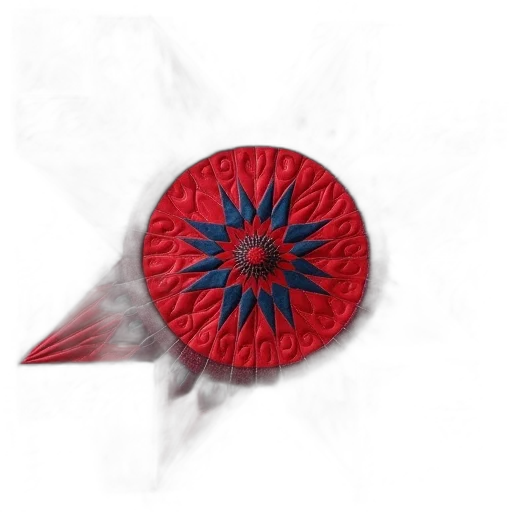 flower, umbrella, staff, crown, 3d render, concept art, photorealistic, fantasy art transparent PNG cut-out