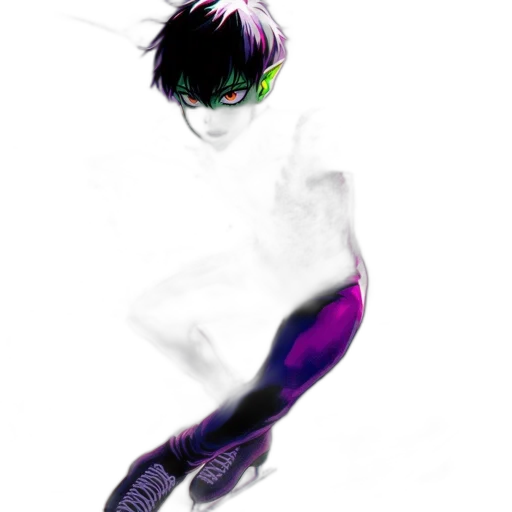 creature, robot, mask, staff, concept art, watercolor, cyberpunk, fantasy art transparent PNG cut-out