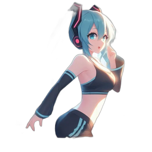 robot, staff, weapon, dress, concept art, anime, 3d render, pixel art transparent PNG cut-out