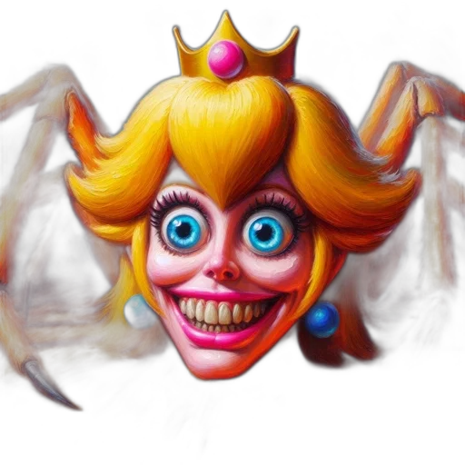 crown, mask, creature, face, concept art, 3d render, fantasy art, photorealistic transparent PNG cut-out