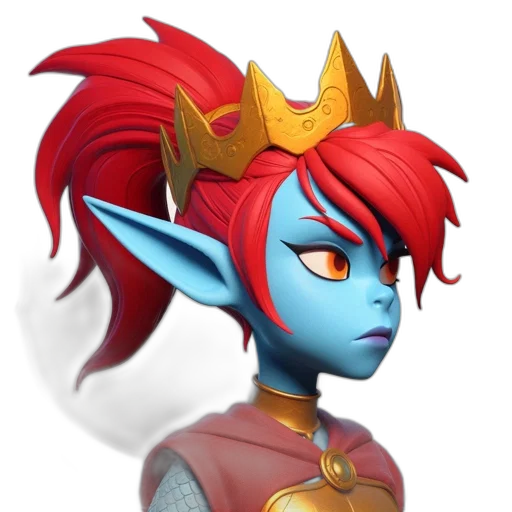 crown, staff, mask, face, fantasy art, concept art, 3d render, pixel art transparent PNG cut-out