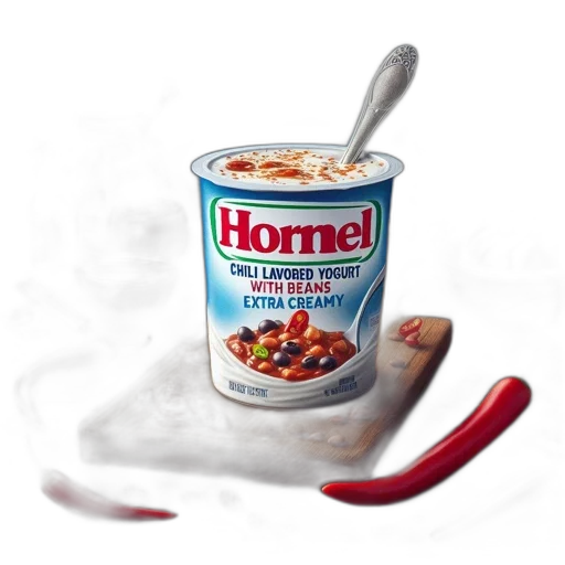 food, weapon, 3d render, photorealistic, concept art, yogurt, container, displays transparent PNG cut-out
