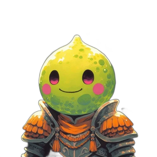 mask, creature, staff, robot, concept art, pixel art, fantasy art, watercolor transparent PNG cut-out
